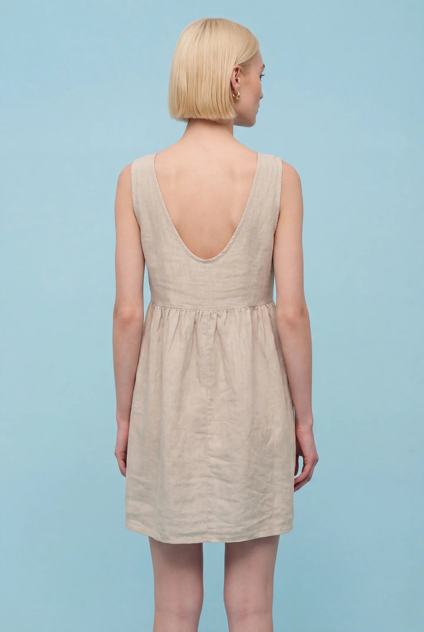 Astrid Beach Baby Dress | Sand