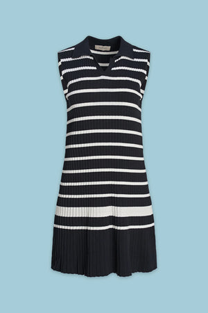Astrid Gabriella Dress | Black Stripe
