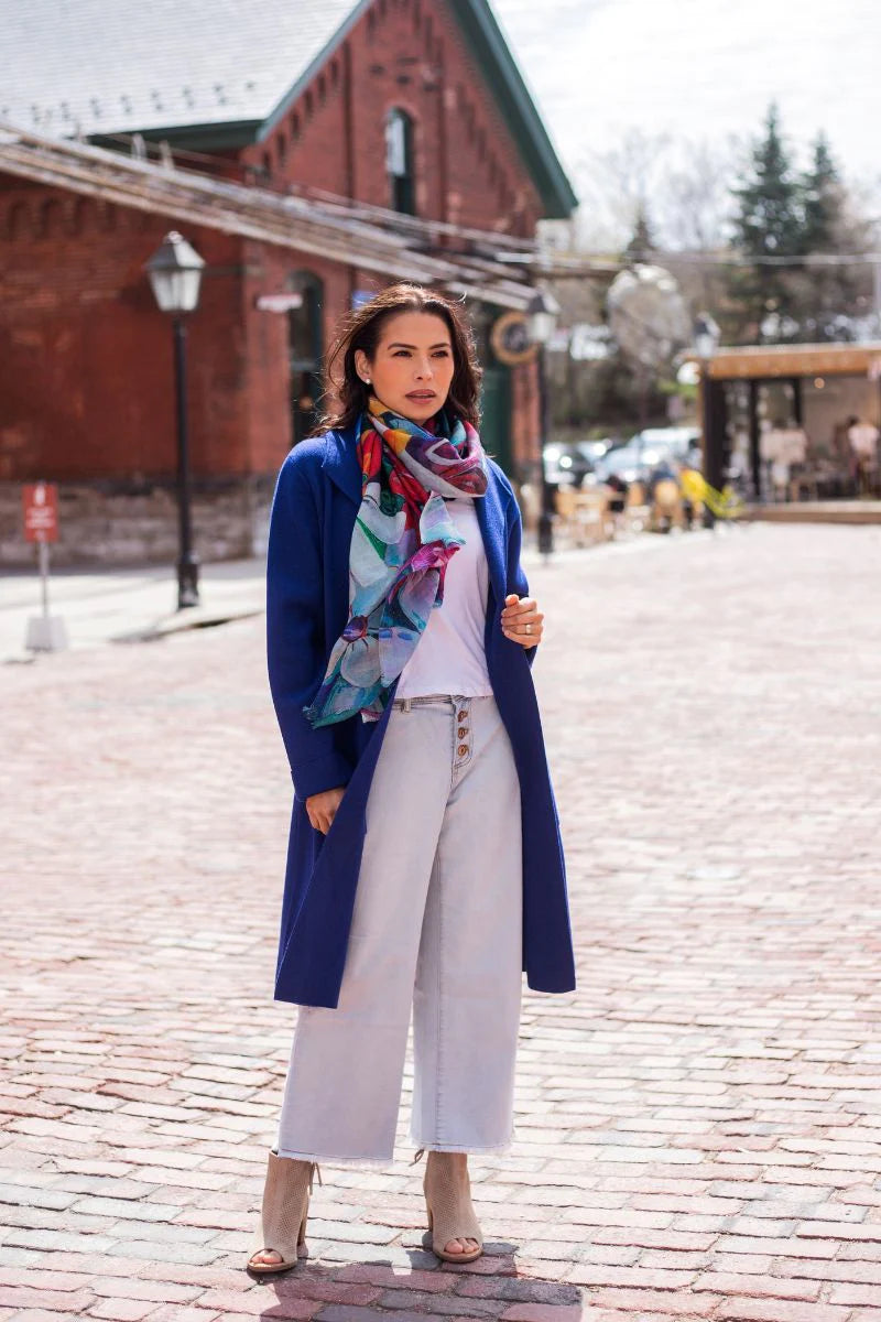 Navy blue coatigan on sale
