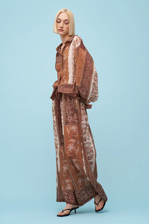 Astrid Gemma Blouse | Brown