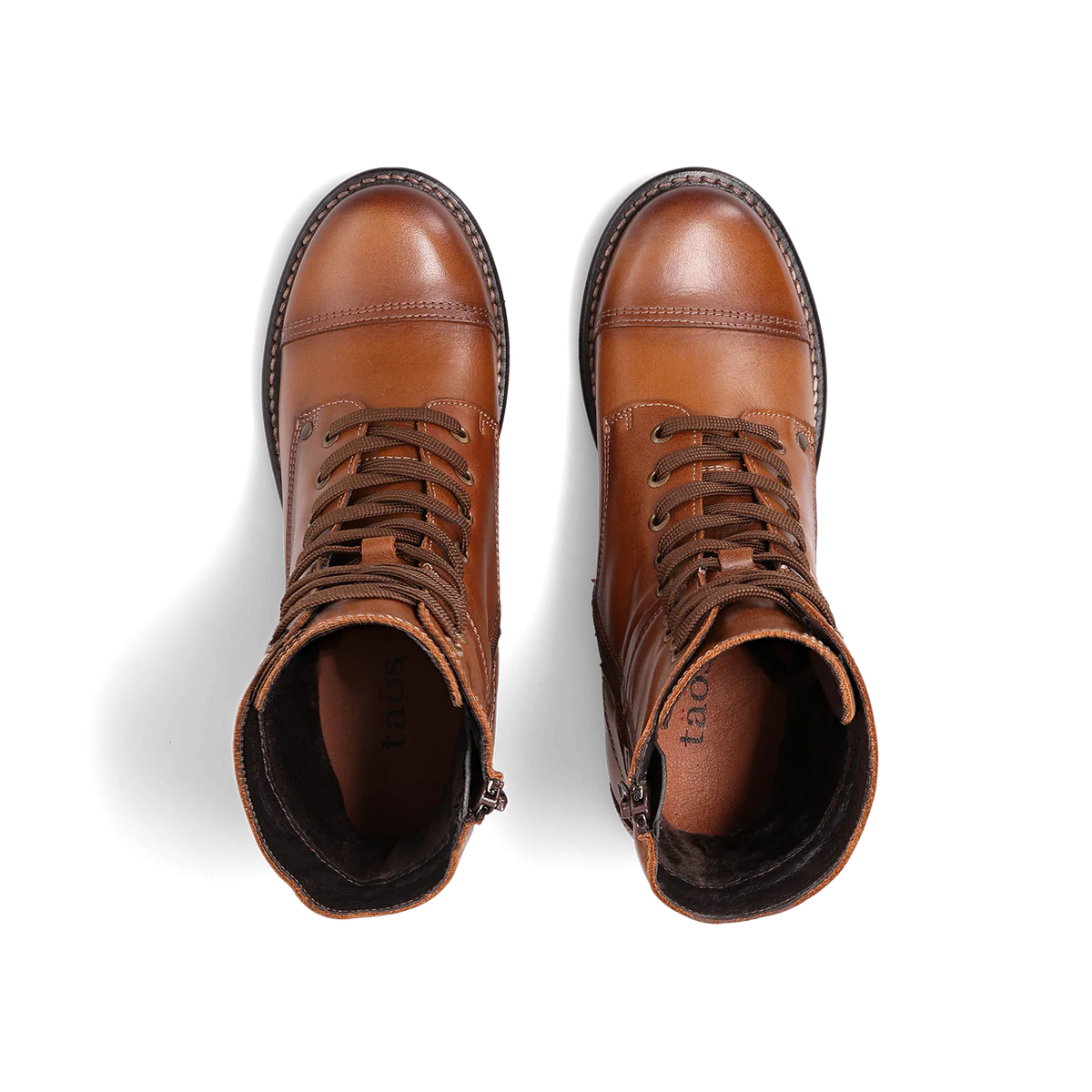 Taos Crave Leather Boots | Tan + Teal