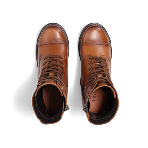 Taos Crave Leather Boots | Tan + Teal