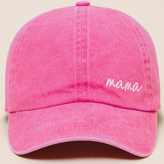 Fashion City Mama Lettering Baseball Cap | Pink + Blue