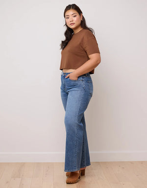 Yoga Jeans Lily Wide Leg  | Faded Blue