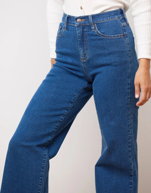 Yoga Jeans Lily Wide Leg | Heritage Blue