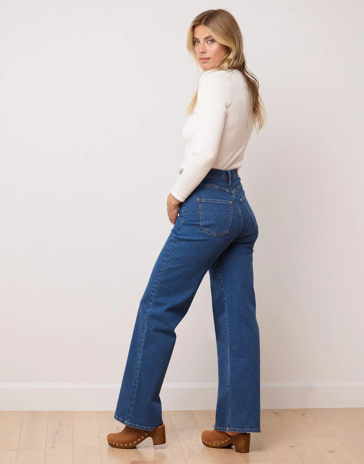 Yoga Jeans Lily Wide Leg | Heritage Blue