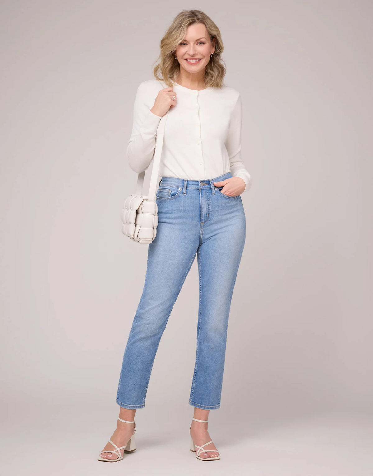 Yoga Jeans Chloe Straight Classic Denim Pant | Surf Blue