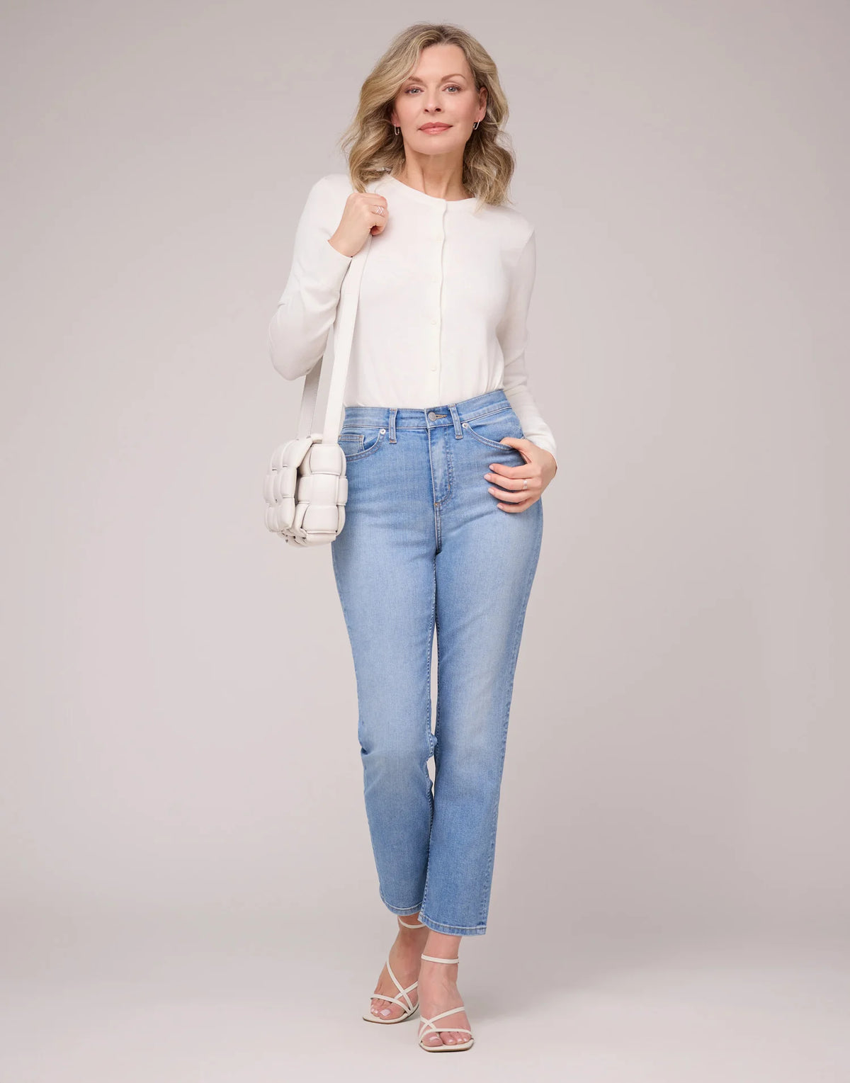 Yoga Jeans Chloe Straight Classic Denim Pant | Surf Blue