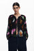 Desigual Floral Blouse | Black