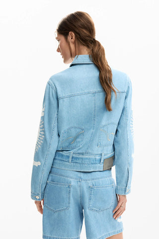 Desigual Jacket With Embroidery | Med Wash