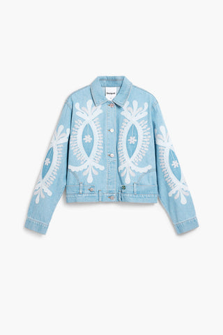Desigual Jacket With Embroidery | Med Wash