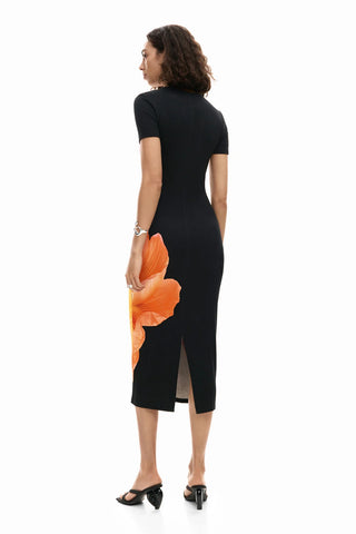Desigual Short Sleeved Dress | Black