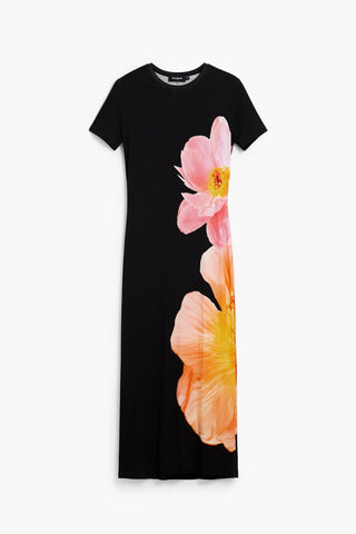 Desigual Short Sleeved Dress | Black