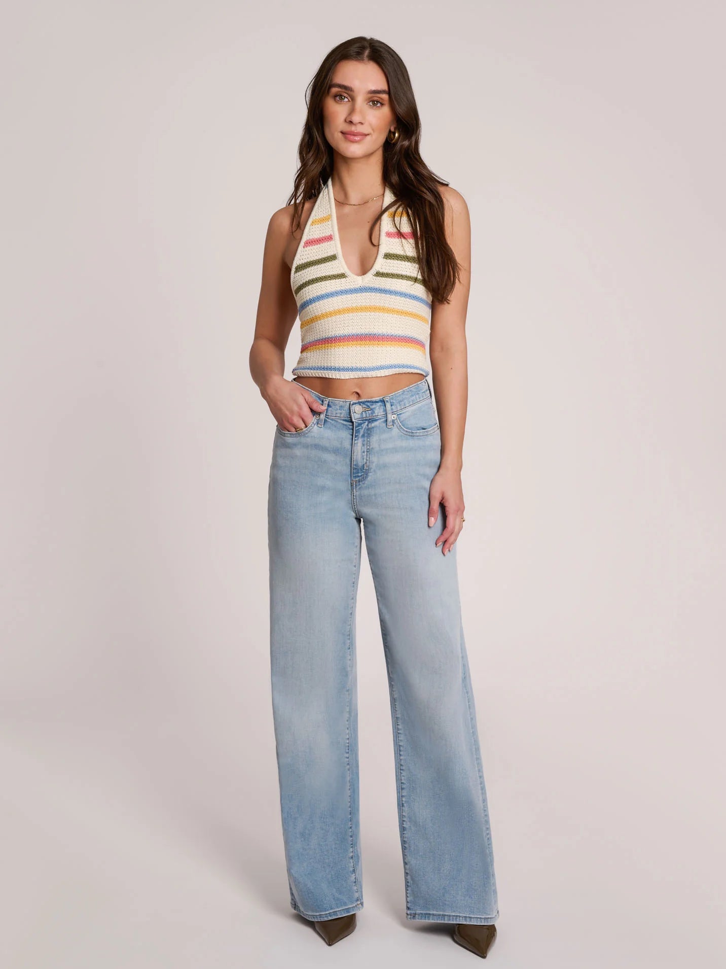 Yoga Jeans Lily Wide Leg Classic Rise | Begonia