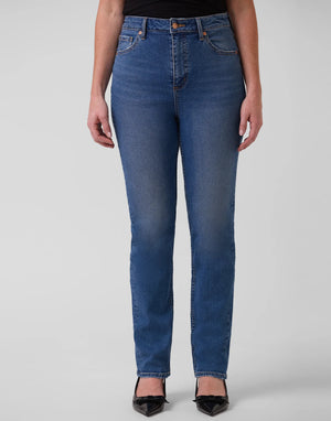 Yoga Jeans Emily Slim High Rise 30" | Inked Blue, Denim Blue & Black