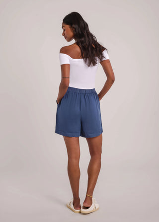 Second Yoga Jeans 100% Linen Shorts | Sand + Denim