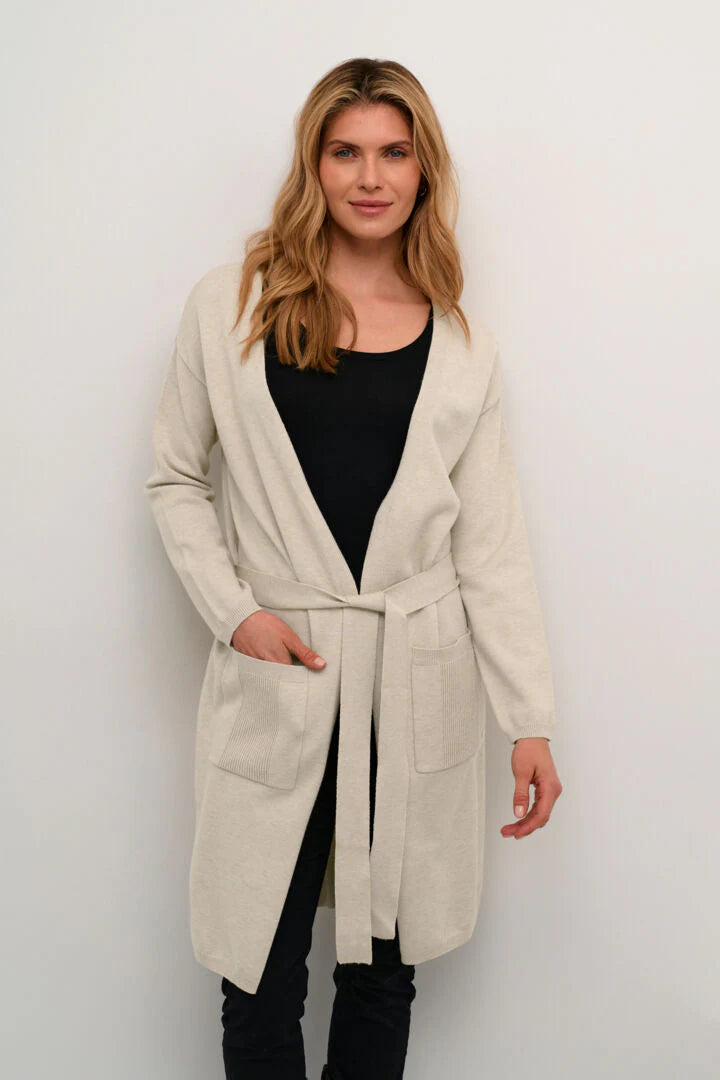 Cream cardigan knit discount