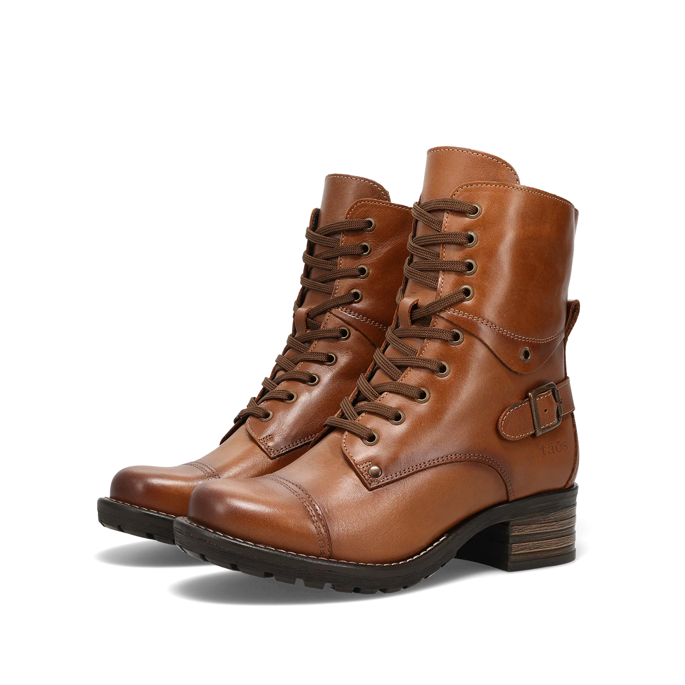 Taos Crave Leather Boots | Tan + Teal