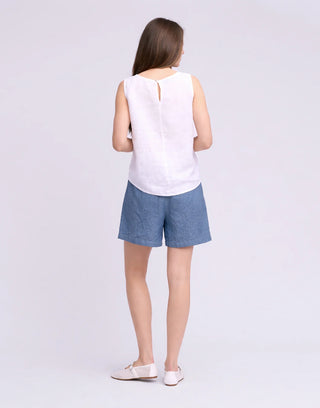 Yoga Jeans Linen Shorts | Denim