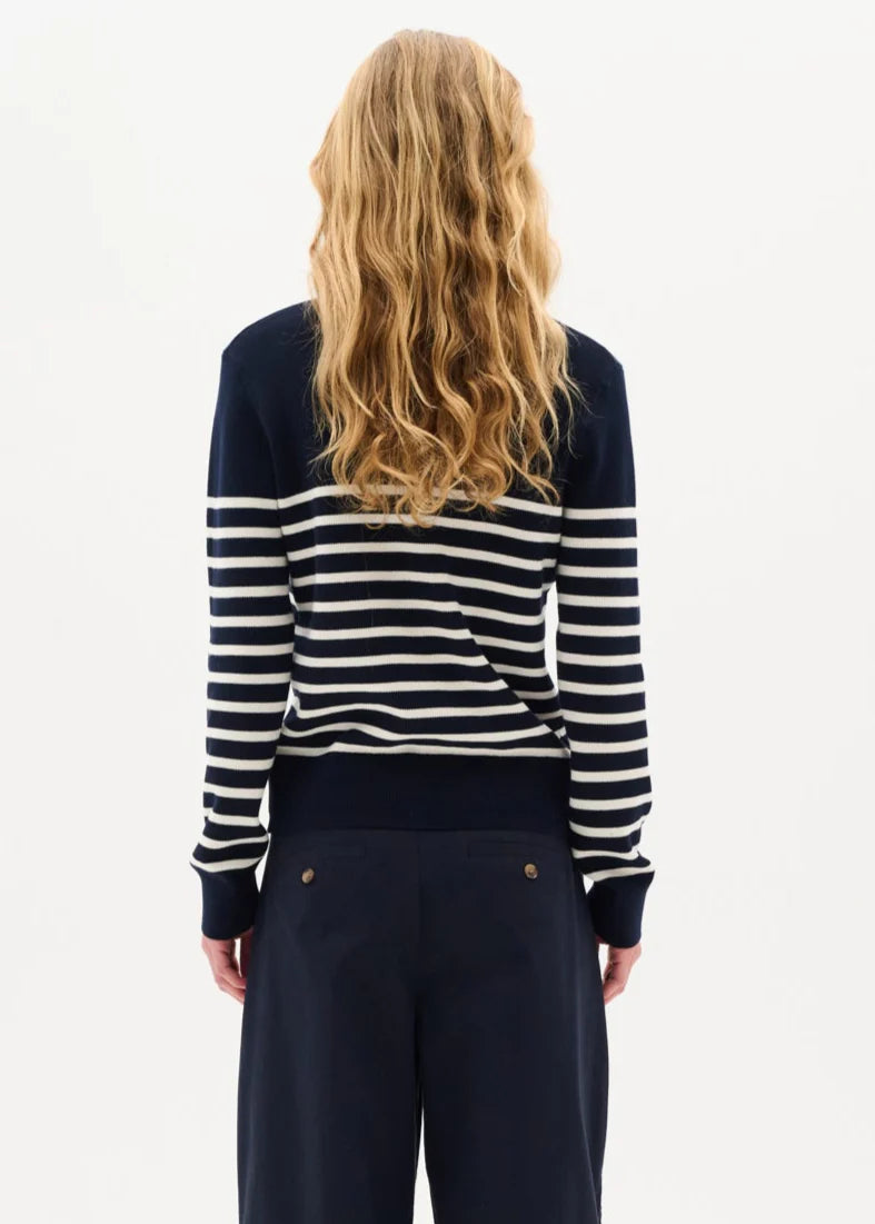 InWear Wallis V-Neck Pullover | Marine Blue