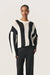 Soaked Menaka Stripe Pullover | Black