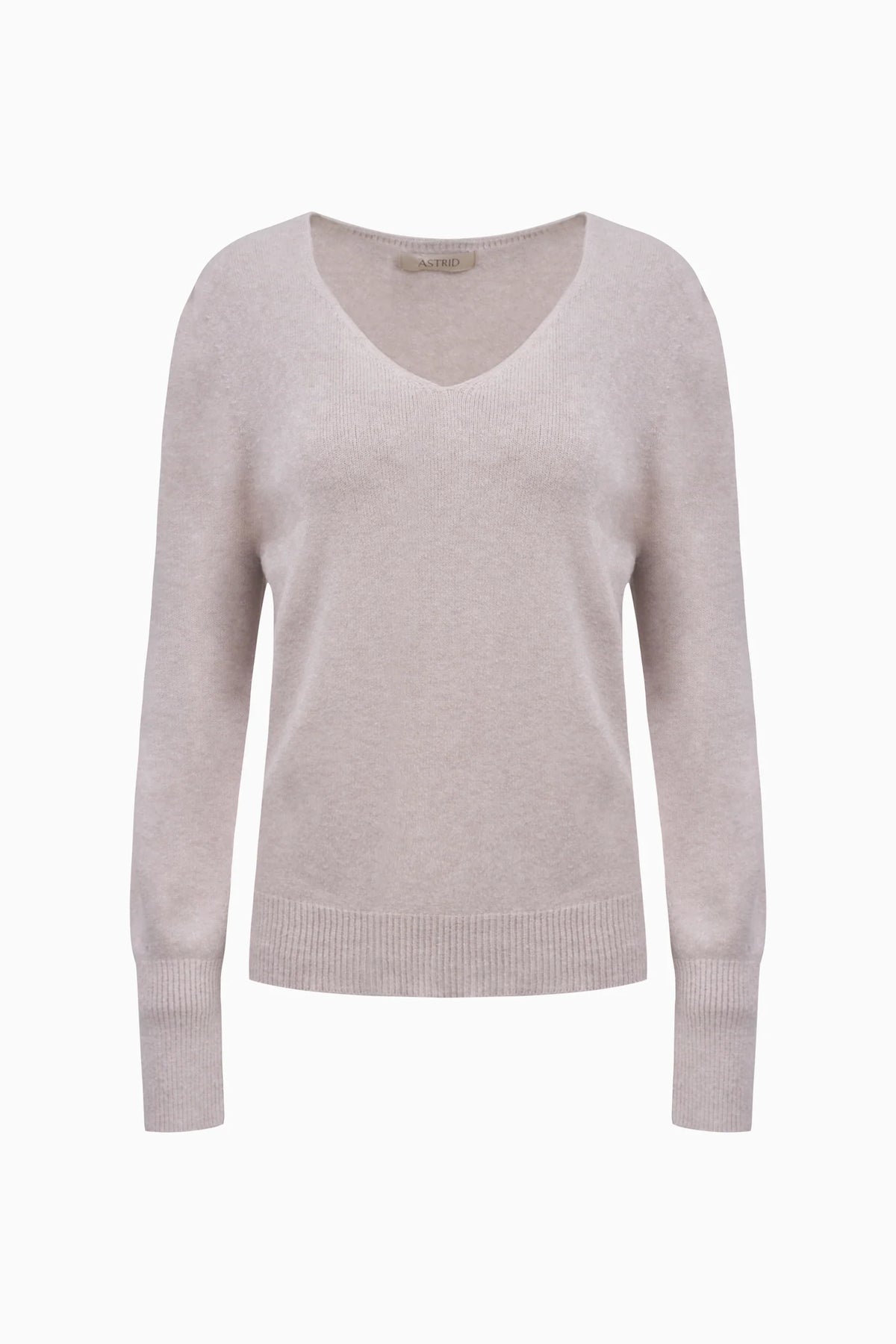 Astrid Knit Sweater | Cream + Blue