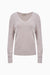 Astrid Knit Sweater | Cream + Blue