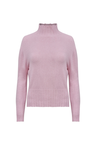 Astrid Knit Sweater | Pink + Wine