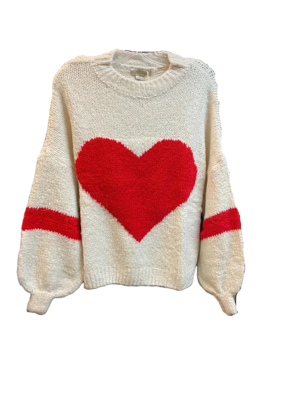 Astrid Big Heart Knit Sweater