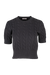 Astrid Knit Sweater | Black + Grey