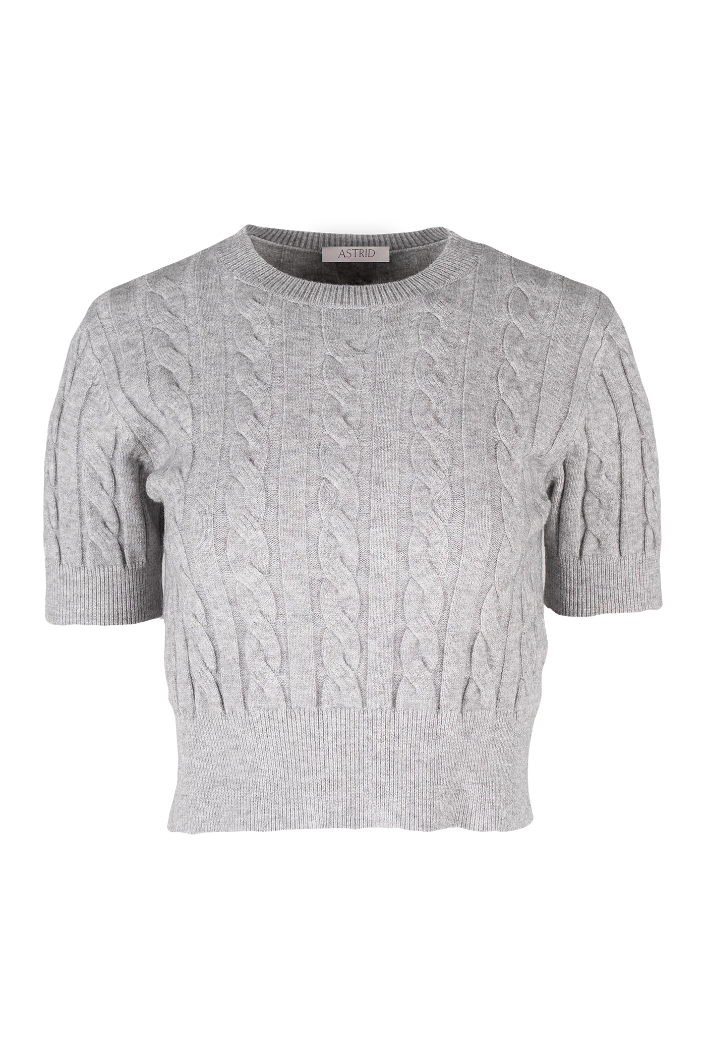 Astrid Knit Sweater | Black + Grey