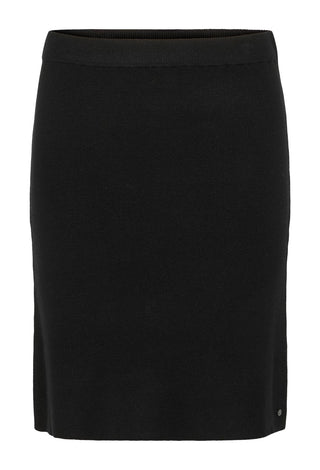 Cream Dela Skirt | Black + Cobblestone Melange
