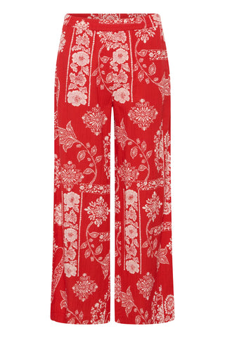 Cream Gianna Pant | Red
