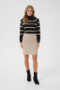 Cream Dela Skirt | Black + Cobblestone Melange