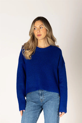 Lyla & Luxe Must Have Crew | Cobalt