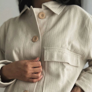 Pokoloko Herringbone Short Jacket