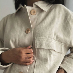 Pokoloko Herringbone Short Jacket