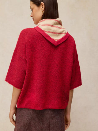 White Stuff Kate Knitted Tee | Red