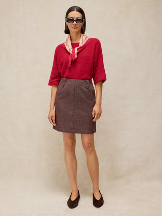 White Stuff Kate Knitted Tee | Red
