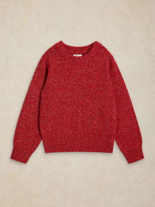 White Stuff Lucie Crewneck Jumper | Red