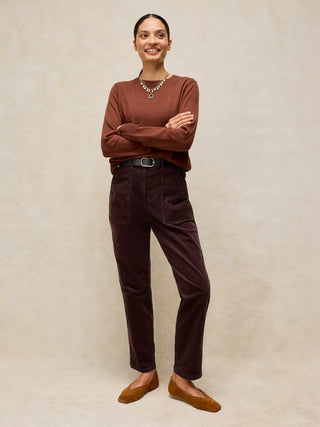 White Stuff Twister Cord Trouser | Brown