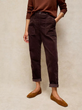 White Stuff Twister Cord Trouser | Brown