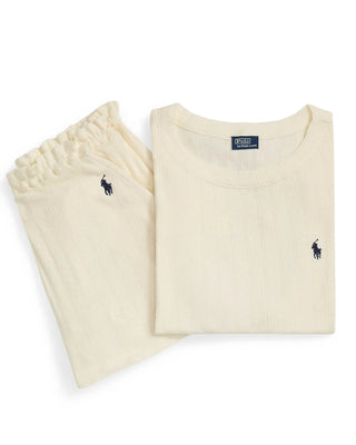 Polo Ralph Lauren Cotton Pajama Set | Egret