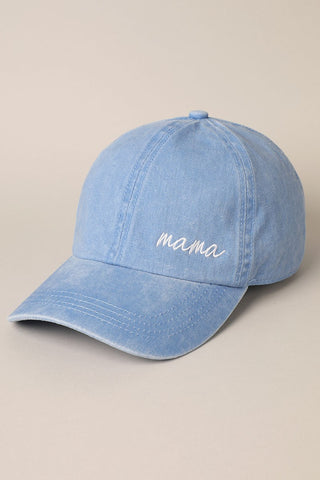 Fashion City Mama Lettering Baseball Cap | Pink + Blue