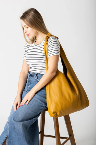 Risa Knot Tote Bag | Black, Mustard, Tan + Hunter Green