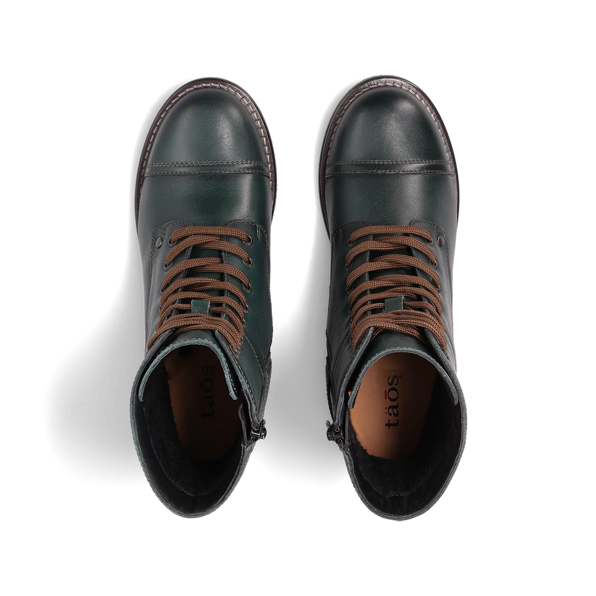 Taos Crave Leather Boots | Tan + Teal