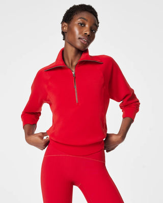 SPANX AirEssentials Half Zip | Black, Deep Cove, Red, Navy