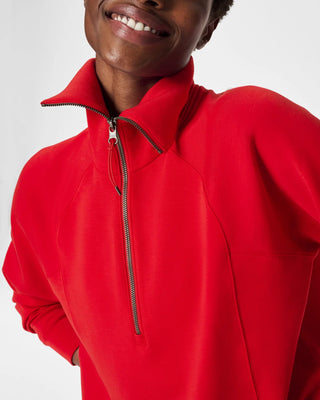 SPANX AirEssentials Half Zip | Black, Deep Cove, Red, Navy