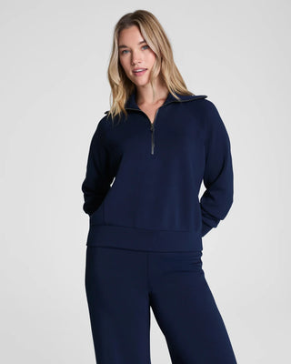 SPANX AirEssentials Half Zip | Black, Deep Cove, Red, Navy