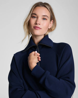 SPANX AirEssentials Half Zip | Black, Deep Cove, Red, Navy